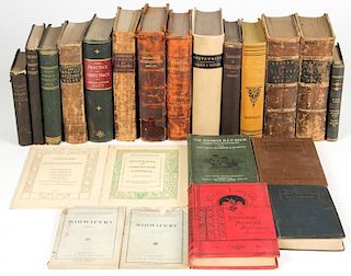 Lot of late 19th early 20th c. Women's Medical Books