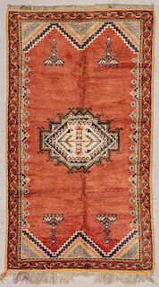 Vintage Moroccan Rug: 3'7" x 6'3" (108 x 191 cm)