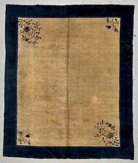 Antique Chinese Rug: 8'2" x 9'8" (249 x 295 cm)