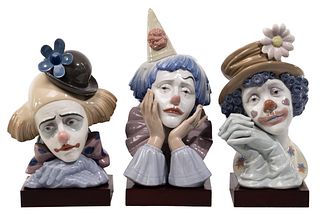 Lladro Clown Figurine Assortment