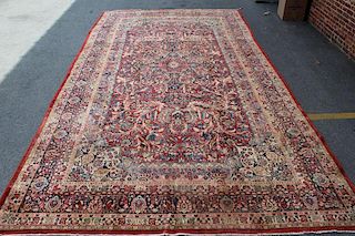 Large and Finely Woven Sarouk Carpet.