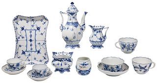 Royal Copenhagen and Meissen Porcelain Assortment