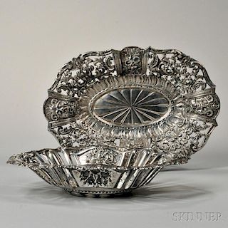 Two Continental Silver Baskets