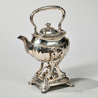 Tiffany & Co. Sterling Silver Kettle-on-Stand
