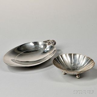 Two Tiffany & Co. Sterling Silver Dishes