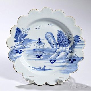 Tin-glazed Earthenware Gazebo Plate