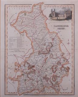 Cambridgeshire Map Reprint