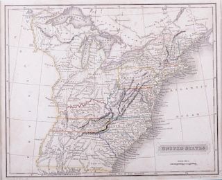 Aaron Arrowsmith U.S. Map Reprint
