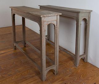 Painted Console Tables, Pair