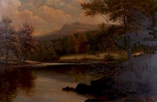 William Mellor Oil on Canvas Landscape