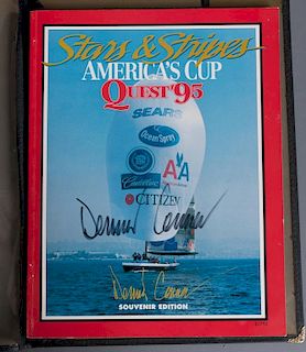 Dennis Conner Signed America's Cup Magazine