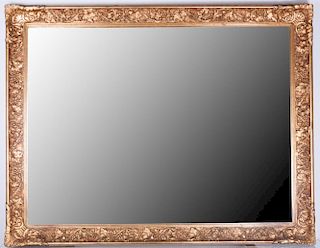 Large Gilded Mirror w/ Beveled Glass