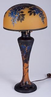 Galle Style Cameo Glass Table Lamp