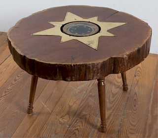 Coffee Table w/ Center Compass