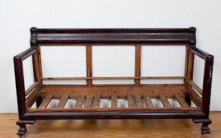 Mid-19th Century Mahogany Couch