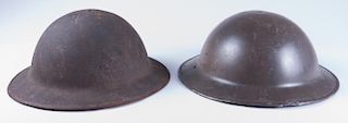 WWI American Doughboy Helmets, Two (2)