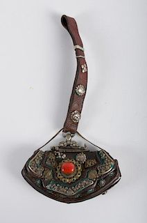 Circa 1900 Chinese Tinder Pouch