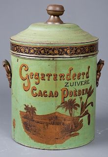 Antique Nederlandsche Cacaofabriek Tin