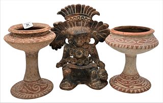 Three Piece Lot of Columbian Pottery