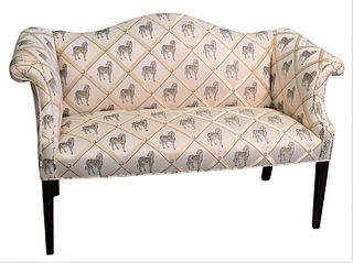 Contemporary Custom Upholstered Diminutive Bench