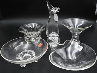 Six Piece Steuben Glass Group
