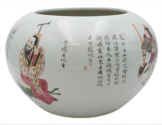 Large Chinese Porcelain Pot