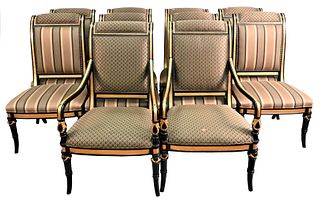 Set of 10 Ferguson Copeland Dining Chairs