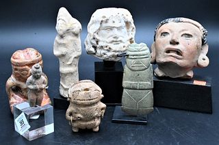 Group of Five Mexican and Pre-Columbian Pieces