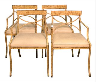 Set of Four Metal Outdoor Chairs