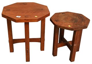 Two Stickley Tabourets