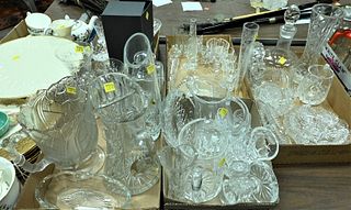 Seven Box Lots of Glass and China