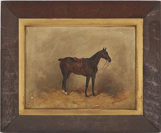 Henry Frederick Lucas Lucas O/C Horse Portrait, Joker, 1897