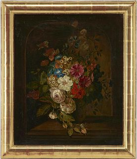 Lilly Spencer O/C Still Life with Flowers
