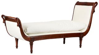 French DIrectoire Swan Recamier or Daybed