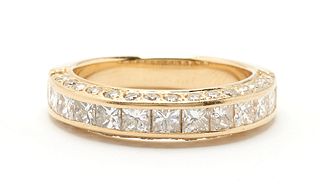 18K Gold & Diamond Ring