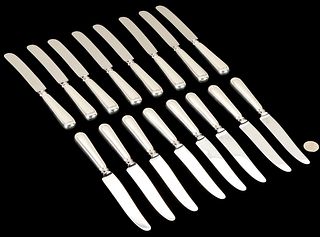 16 Sterling Knives w/ Stainless Steel Blades