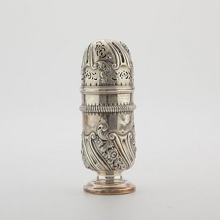 English Sterling Silver Sugar Canister 1896