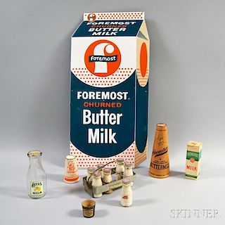 Group of Milk-related Items