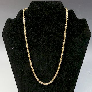 14K GOLD CHAIN NECKLACE - 20 GRAMS