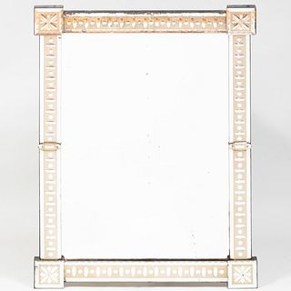 Contemporary Murano Glass and Sand Mirror