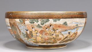 Large Japanese Satsuma Bowl