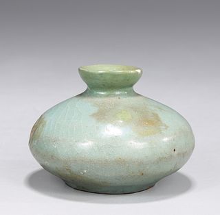 Korean Goryo Dynasty Celadon Cosmetic Jar