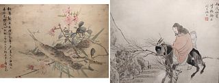 Three Chinese Framed Paintings