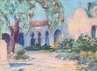 Oil on Canvas Attributed to Dr. George B. Hayes La Jolla, CA