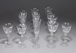 Group of 14 Glass Stemware