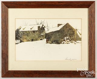 Andrew Wyeth signed lithograph