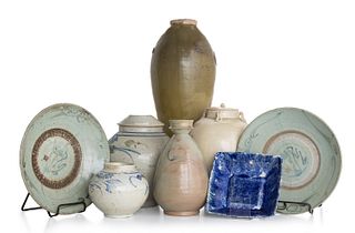 A group of Chinese and Korean ceramics