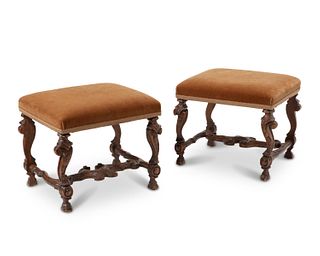 A pair of Italian stools