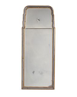 A Hollywood Regency-style wall mirror