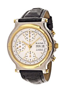 A Bulova automatic wrist chronograph
